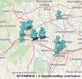 Mappa 36043 Vicenza VI, Italia (10.53368)