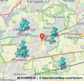 Mappa SS 11 PADANA SUPERIORE, 20051 Cassina de' Pecchi MI, Italia (2.08714)