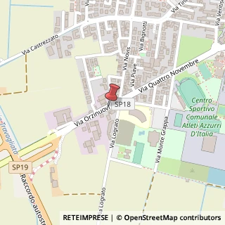 Mappa Via Orzinuovi, 4, 25039 Travagliato, Brescia (Lombardia)
