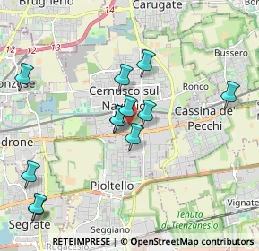 Mappa Via Legnano, 20063 Cernusco sul Naviglio MI, Italia (1.9175)