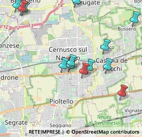 Mappa Via Legnano, 20063 Cernusco sul Naviglio MI, Italia (2.25)