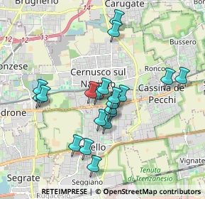 Mappa Via Legnano, 20063 Cernusco sul Naviglio MI, Italia (1.618)