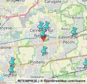 Mappa Via Legnano, 20063 Cernusco sul Naviglio MI, Italia (3.17462)