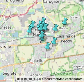 Mappa Via Legnano, 20063 Cernusco sul Naviglio MI, Italia (1.00706)