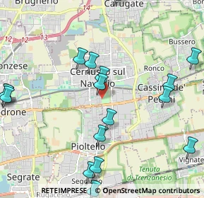Mappa Via Legnano, 20063 Cernusco sul Naviglio MI, Italia (2.56294)