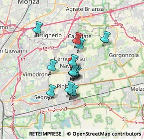 Mappa Via Legnano, 20063 Cernusco sul Naviglio MI, Italia (2.47125)