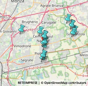 Mappa Via Legnano, 20063 Cernusco sul Naviglio MI, Italia (2.992)