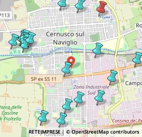 Mappa Via Legnano, 20063 Cernusco sul Naviglio MI, Italia (1.369)