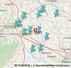 Mappa Via Roma Santa Maria, 36043 Camisano Vicentino VI, Italia (7.0525)
