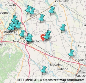 Mappa Via Roma Santa Maria, 36043 Camisano Vicentino VI, Italia (8.86)