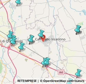 Mappa Via Roma Santa Maria, 36043 Camisano Vicentino VI, Italia (5.584)