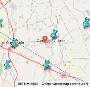 Mappa Via Roma Santa Maria, 36043 Camisano Vicentino VI, Italia (5.84636)