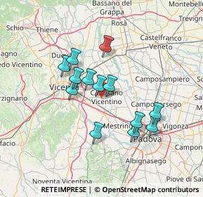 Mappa Piazza Pieve, 36043 Camisano Vicentino VI, Italia (11.39308)