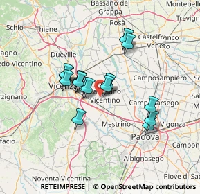 Mappa Piazza Pieve, 36043 Camisano Vicentino VI, Italia (10.3095)