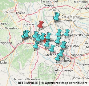 Mappa Piazza Pieve, 36043 Camisano Vicentino VI, Italia (10.7275)