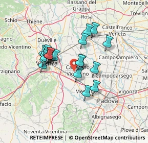 Mappa Piazza Pieve, 36043 Camisano Vicentino VI, Italia (11.22)