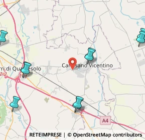 Mappa Piazza Pieve, 36043 Camisano Vicentino VI, Italia (5.83)
