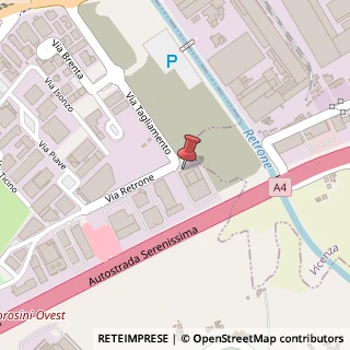 Mappa Via Retrone, 29, 36077 Altavilla Vicentina, Vicenza (Veneto)