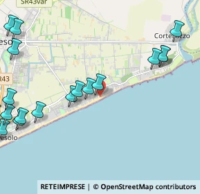 Mappa Spiaggia di Jesolo, 30016 Lido di Jesolo VE, Italia (3.045)