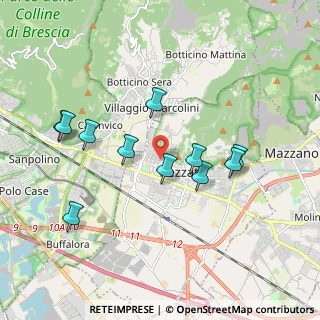 Mappa Via Antonio Meucci, 25086 Rezzato BS, Italia (1.78545)
