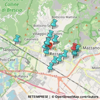 Mappa Via Antonio Meucci, 25086 Rezzato BS, Italia (1.36706)