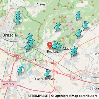 Mappa Via Antonio Meucci, 25086 Rezzato BS, Italia (4.72813)