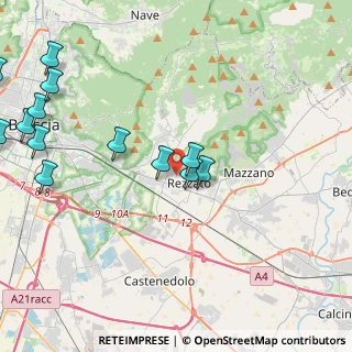 Mappa Via Antonio Meucci, 25086 Rezzato BS, Italia (5.36385)