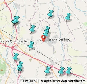 Mappa Via Rasega, 36043 Camisano vicentino VI, Italia (4.97214)
