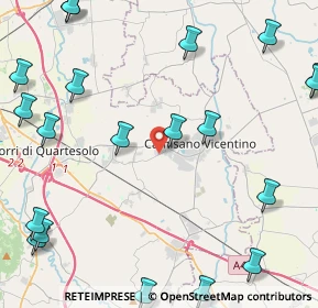 Mappa Via Rasega, 36043 Camisano vicentino VI, Italia (6.259)