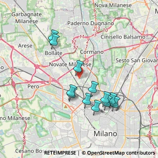 Mappa Via Bir Acheim, 20157 Milano MI, Italia (3.57083)
