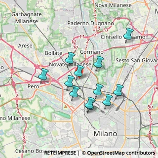 Mappa Via Bir Acheim, 20157 Milano MI, Italia (3.2075)