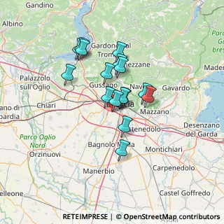 Mappa Via V Villaggio Sereno, 25125 Brescia BS, Italia (10.55063)