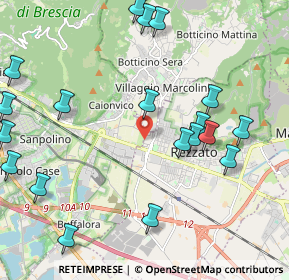 Mappa Via Alessandrini Emilio, 25086 Rezzato BS, Italia (2.6235)