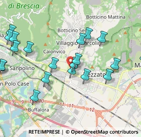 Mappa Via Alessandrini Emilio, 25086 Rezzato BS, Italia (2.2765)