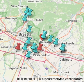 Mappa Via Alessandrini Emilio, 25086 Rezzato BS, Italia (6.57)