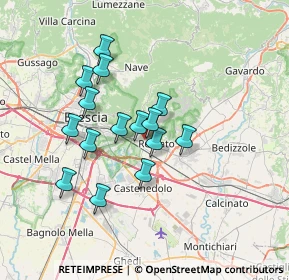 Mappa Via Alessandrini Emilio, 25086 Rezzato BS, Italia (5.73533)