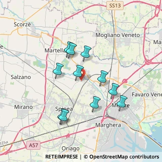 Mappa Piazza Donatori Di Sangue, 30030 Martellago VE, Italia (3.24545)