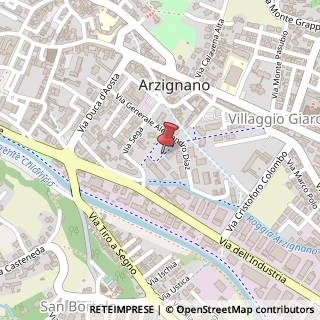 Mappa Via A. Diaz, 18, 36071 Arzignano, Vicenza (Veneto)