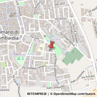Mappa Via G. B. Cucchi, 68, 24058 Romano di Lombardia, Bergamo (Lombardia)