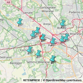 Mappa Via Giosue Carducci, 20016 Pero MI, Italia (3.6025)