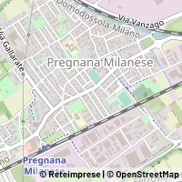 Map Pregnana Milanese