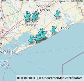 Mappa Via S. Donà di Piave, 30016 Lido di Jesolo VE, Italia (9.81417)