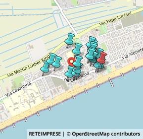 Mappa Via S. Donà di Piave, 30016 Lido di Jesolo VE, Italia (0.262)