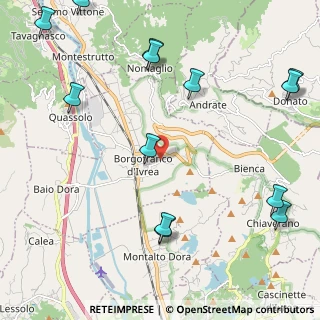 Mappa Via Andrate, 10013 Borgofranco d'Ivrea TO, Italia (2.90462)