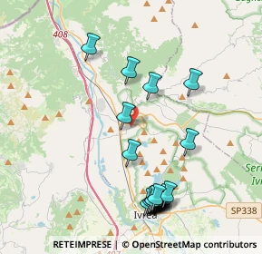 Mappa Via Andrate, 10013 Borgofranco d'Ivrea TO, Italia (4.4325)