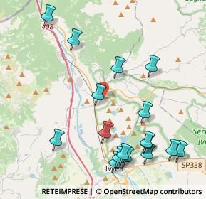 Mappa Via Andrate, 10013 Borgofranco d'Ivrea TO, Italia (4.79294)