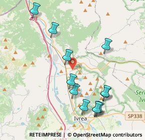 Mappa Via Andrate, 10013 Borgofranco d'Ivrea TO, Italia (4.35167)