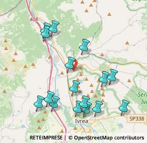 Mappa Via Andrate, 10013 Borgofranco d'Ivrea TO, Italia (4.2325)