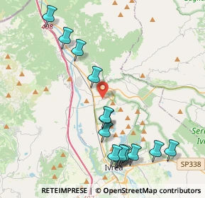 Mappa Via Andrate, 10013 Borgofranco d'Ivrea TO, Italia (4.62867)