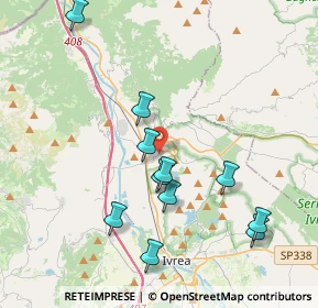 Mappa Via Andrate, 10013 Borgofranco d'Ivrea TO, Italia (3.97273)